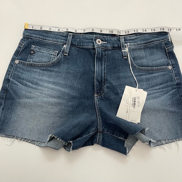 AG Adriano Goldschmied Hailey Cut-Off Ex-Boyfriend Denim Shorts - Picture 2 of 9